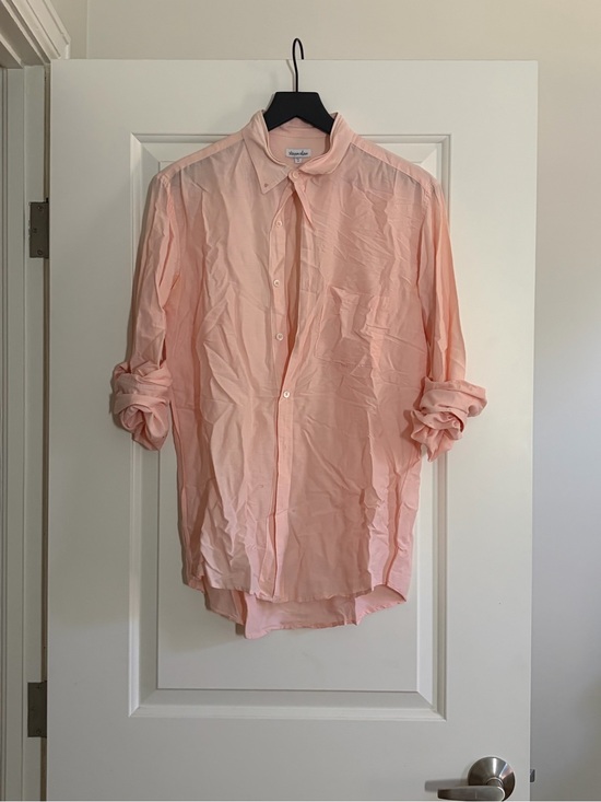 Steven Alan Tops - Steven Alan Pale Peach Button-Down Shirt